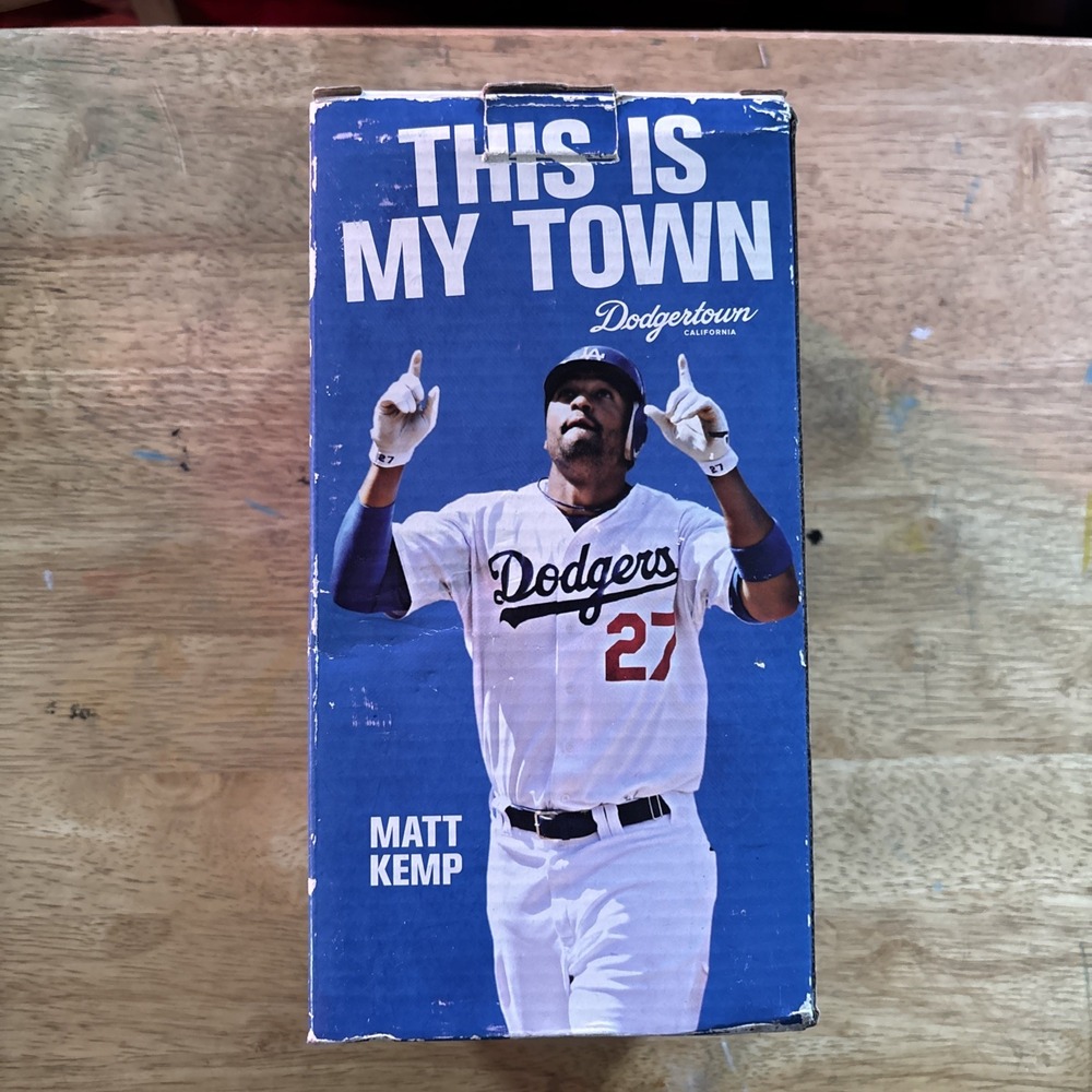 THIS IS MY TOWN Dodgertown Matt‎ Kemp 27 Bobblehead 2009 Los Angeles DODGERS